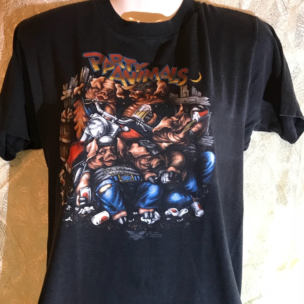 Men’s Vintage Biker T-shirt